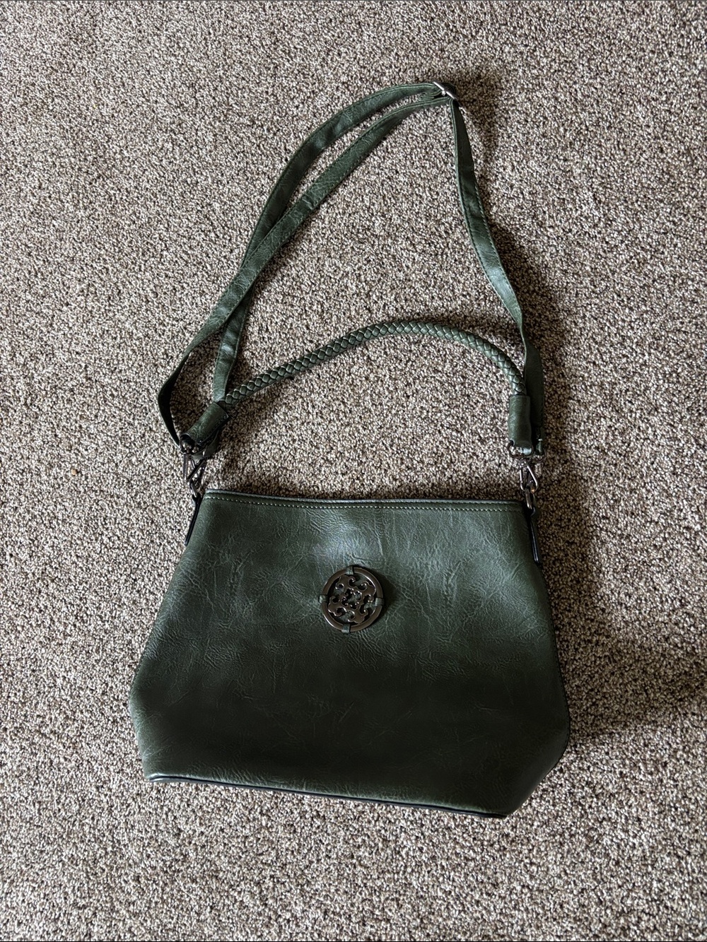 Sam and Hadley Dark Green Crossbody Purse